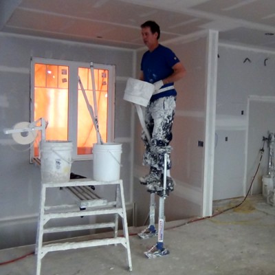 Scott, one of the best Mudders in Okotoks Taping Drywall